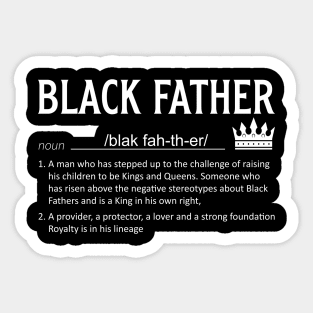 Black Father definition, Black Dad, Black Father Sticker